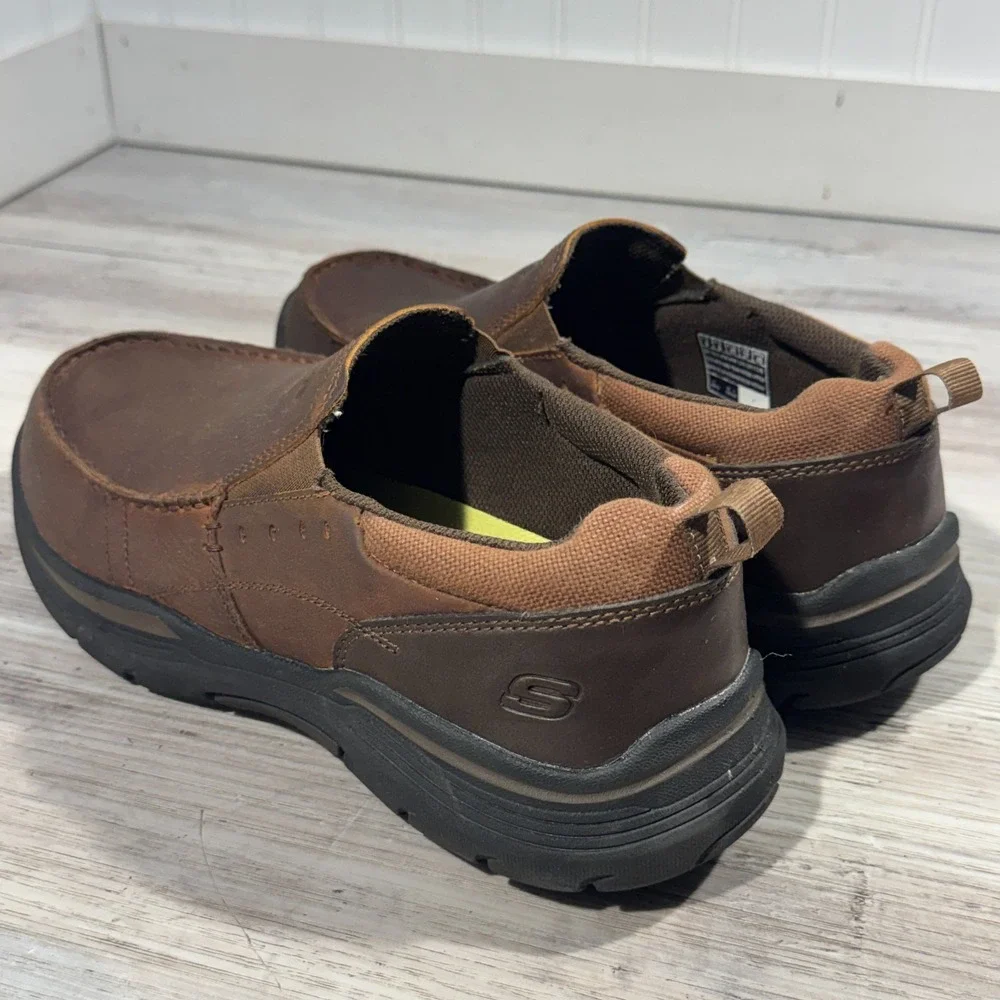 Skechers‎ 66146 Relaxed Fit Expended Seveno Leather Slip On Shoes Men Size US 9